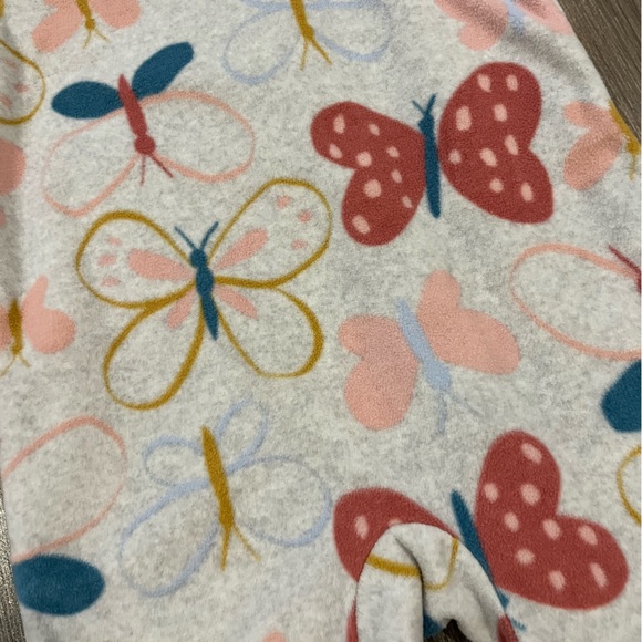 2 Carters Fleece Footed Sleepers - Picture 13 of 13